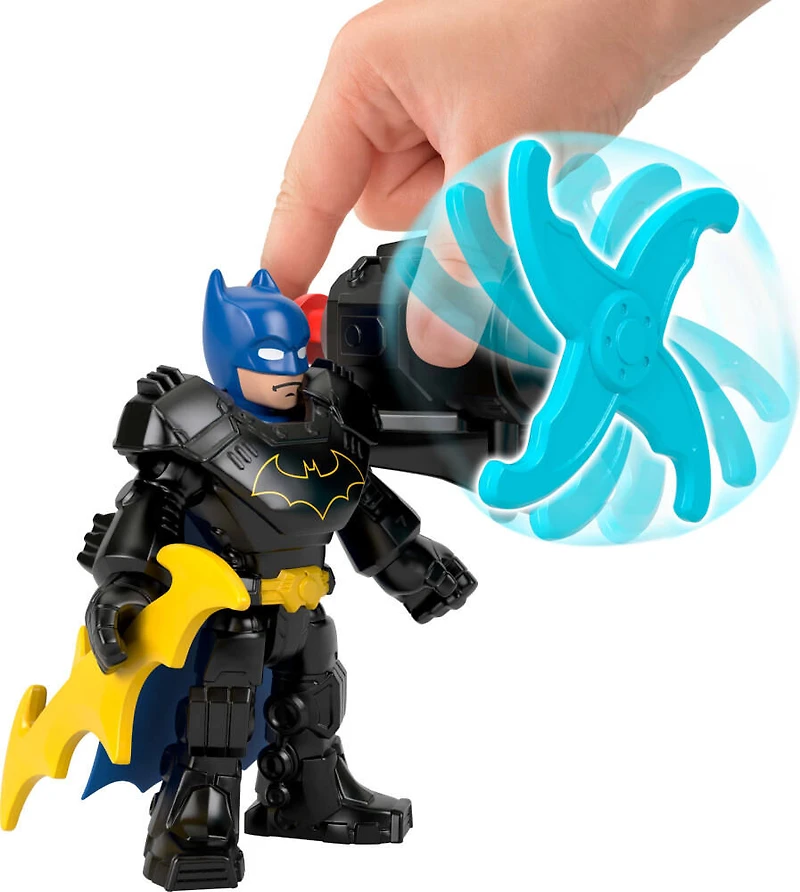 Fisher-Price Imaginext DC Super Friends Metal Force Batman Action Figure & Accessories Set, 3-inch