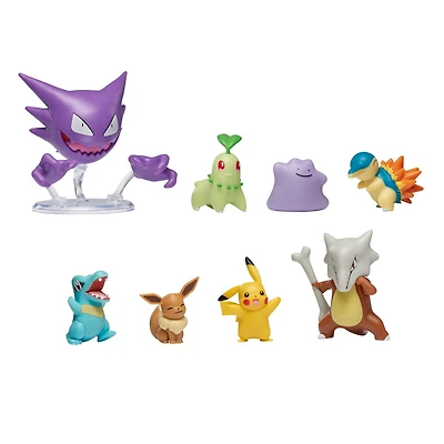 Multi-emballage de figurines de combat Pokémon (paquet de 8)