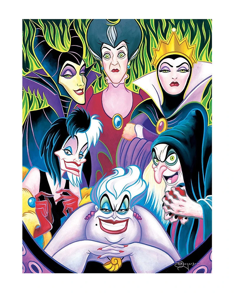 Ceaco Disney Fine Art 1000 Pièces Puzzle Trompeuses Dames