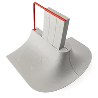 Tech Deck, Build-A-Park World Tour, P.F.K Skate Support Center, Ramp Set with Signature Fingerboard - English Edition