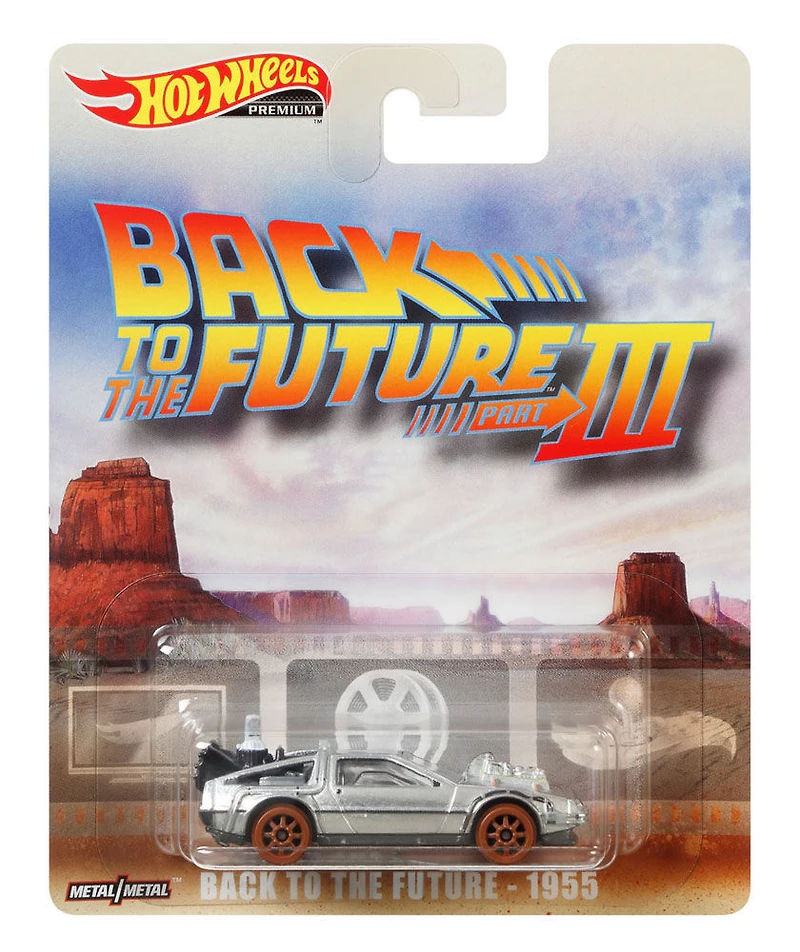 Hot Wheels - Back to the Future III - Véhicule Machine à voyager dans le temps