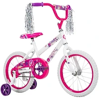 Vélo, 16po Avigo Glitter, blanc et rose