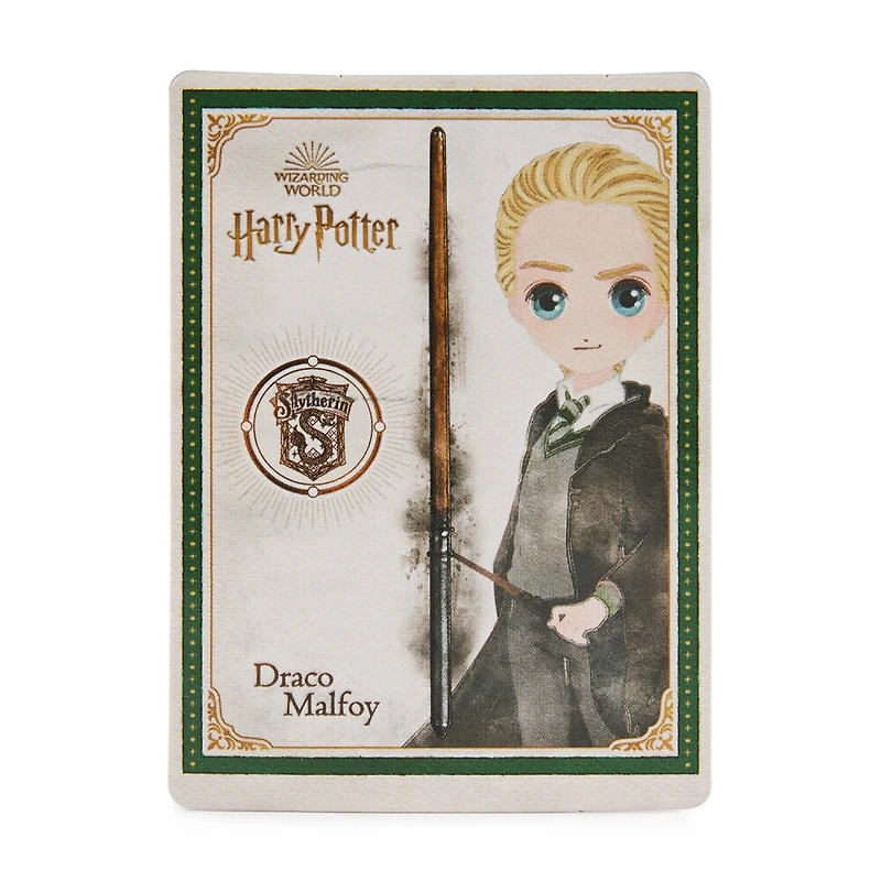 Wizarding World Harry Potter, Spellbinding Wand authentique de Drago Malefoy de 30,5 cm avec carte de sort à collectionner