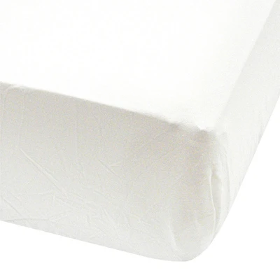 Perlimpinpin-Drap contour en coton-Blanc