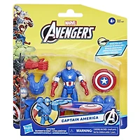 Marvel Avengers Epic Hero Series Battle Gear Captain America Action Figure