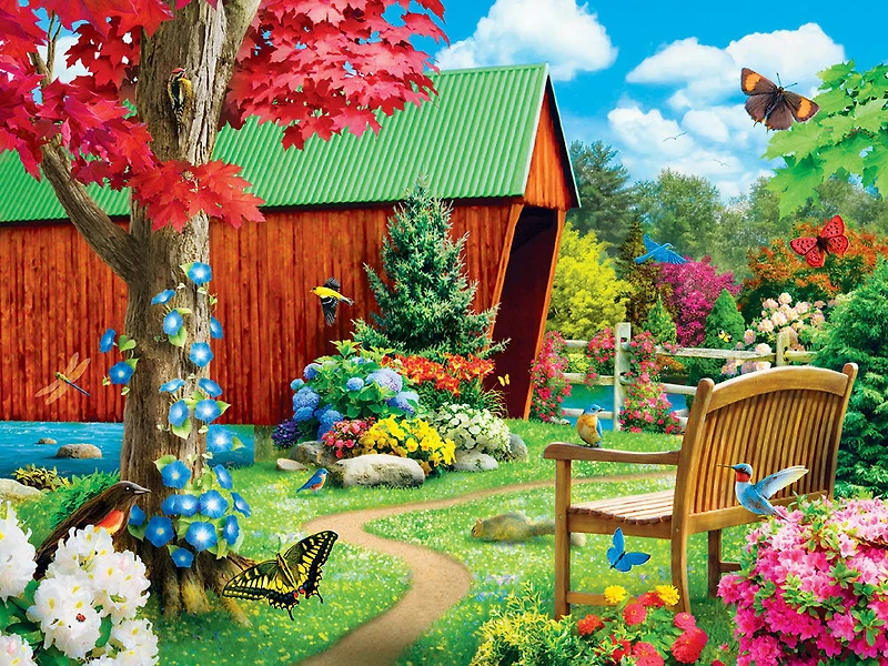 Memory Lane 300 Piece EZ-Grip Puzzle - Bridge of Hope