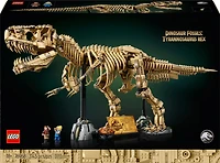 LEGO Jurassic World Les Fossiles de Dinosaures : le Tyrannosaurus Rex, Ensemble de Construction de Modèle Réduit, Modèle de Collection 76968