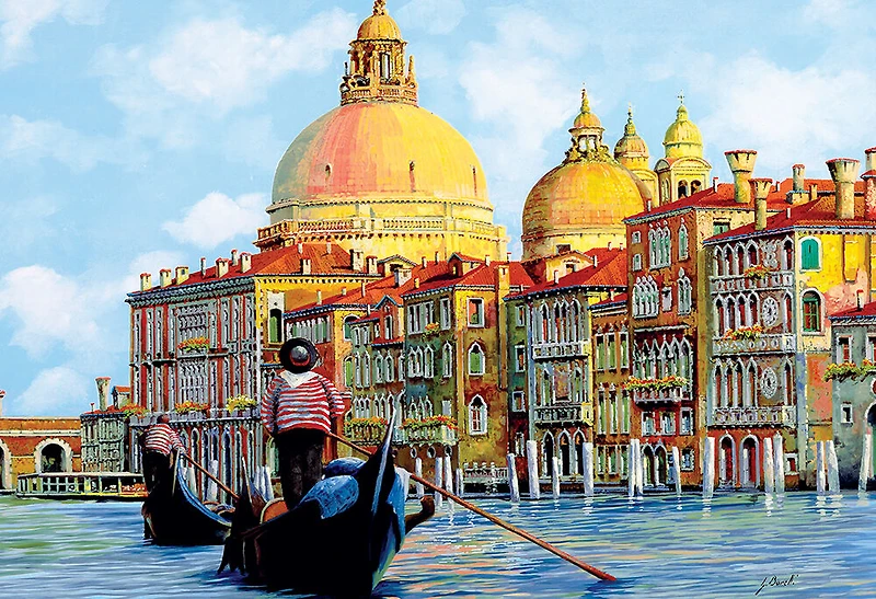 Casse-têtes SureLox - Collection Choix des amateurs de casse-têtes - Après-midi à Venise - 500 pièces