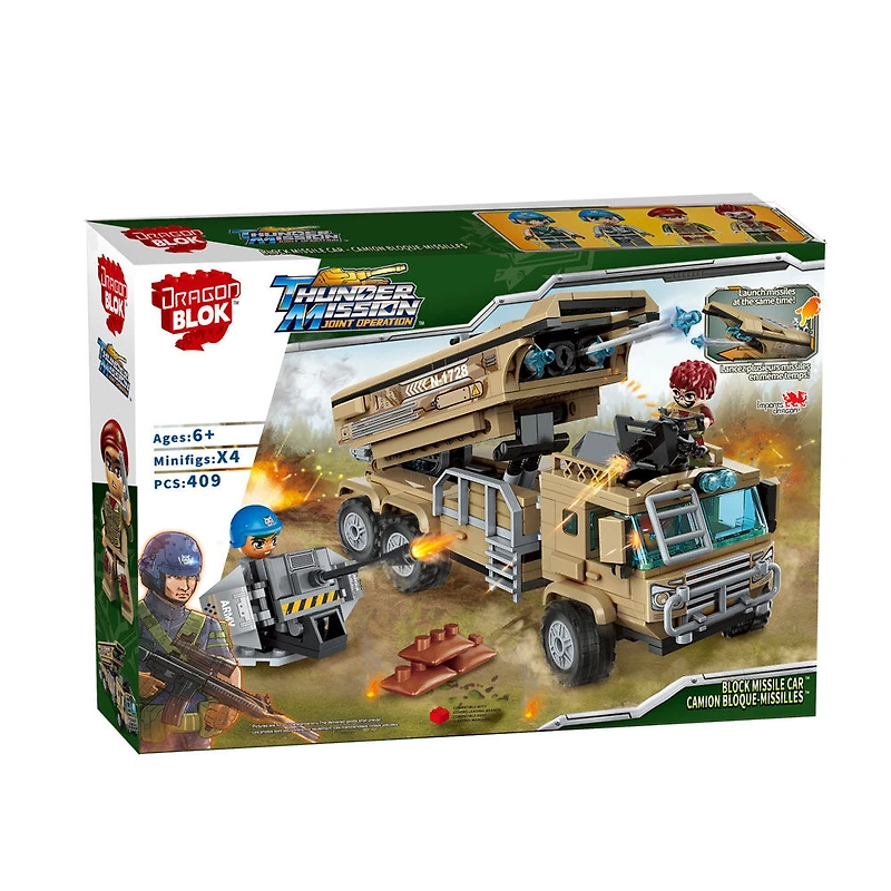 Dragon Blok - Thunder Mission - Block Missle Car