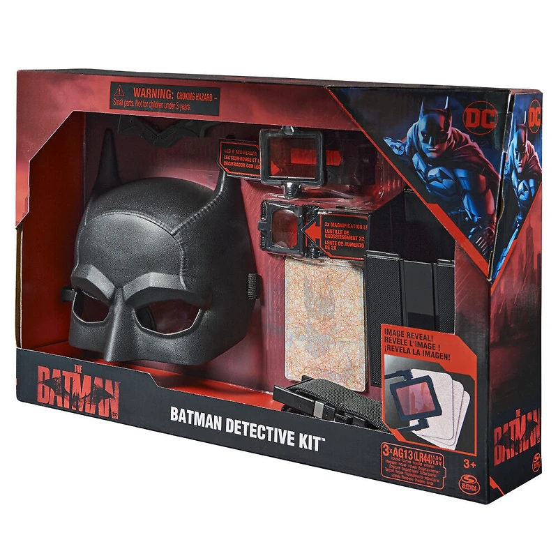 DC Comics, Jouet et accessoirespour jeu de rôle interactif Batman Detective Kit, Pièce à collectionner du film Batman