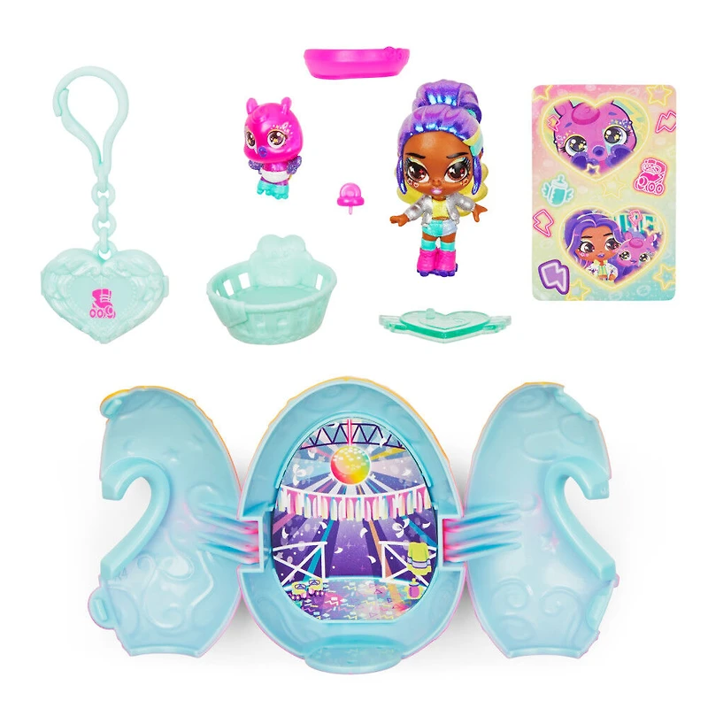 Hatchimals Pixies, Shimmer Babies Babysitter avec bébé Hatchimal et accessoires de jeu (les styles peuvent varier)