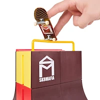 Tech Deck, Vert Wall 2.0, X-Connect Park Creator, Coffret rampe à construire et à personnaliser avec fingerboard exclusif