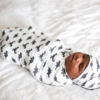 Copper Pearl Knit Swaddle Blanket Wild One Size