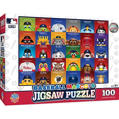 Masterpieces Puzzle Company MLB Mascots casse-tête de 100 pièces - Édition anglaise