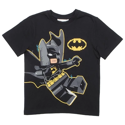 T-shirt à manches courtes Lego Batman noir
