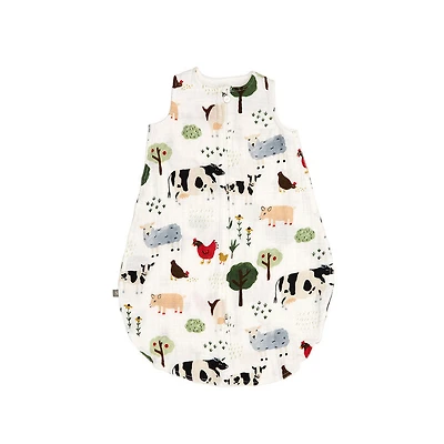 Red Rover - Cotton Muslin Sleep Bag Medium - Family Farm