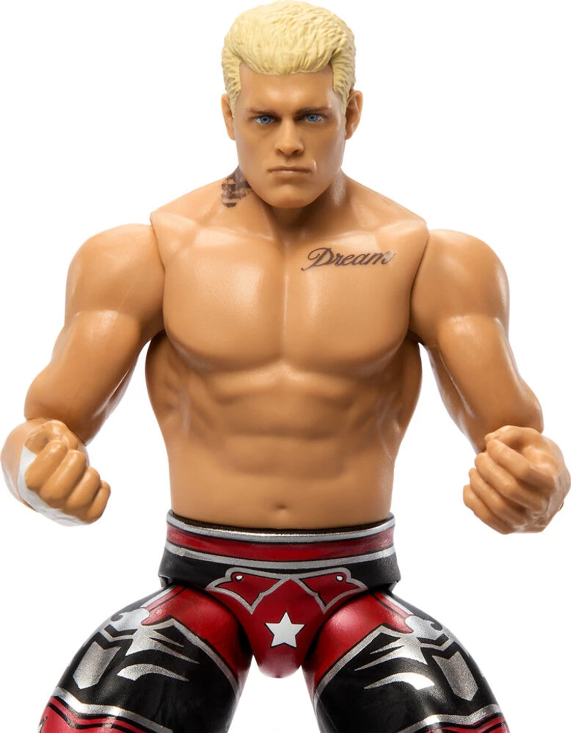 WWE "The American Nightmare" Cody Rhodes Action Figure, 6-inch Collectible Superstar with Articulation