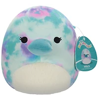 Squishmallows 7.5" - Mitch l'ornithorynque aquarelle avec ventre blanc