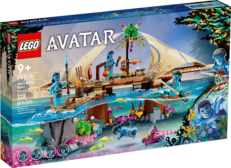 LEGO Avatar La maison du récif de Metkayina 75578; Ensemble de jeu de construction (528 pièces)