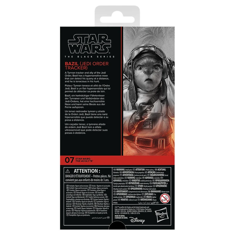 Star Wars The Black Series Bazil (Jedi Order Tracker), figurine de collection Star Wars: The Acolyte à l'échelle 15 cm
