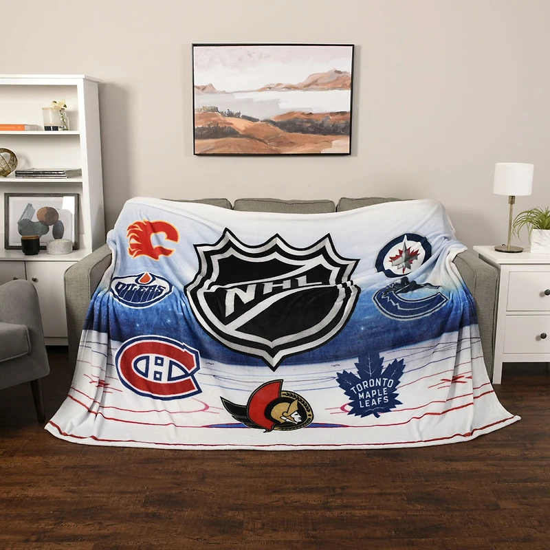 NHL Multi Team Arena Blanket, 66" x 90"
