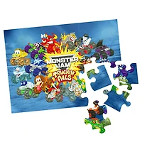 Monster Jam, Puzzle avec effet métallique de 24 pièces