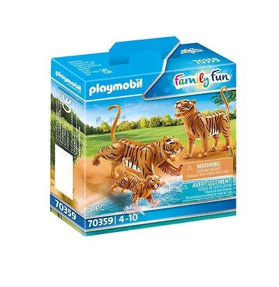 Couple de tigres avec bébé, Playmobil Family Fun