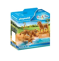 Couple de tigres avec bébé, Playmobil Family Fun
