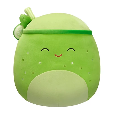 Peluche Squishmallows 12" -  Townes the Green Juice aux yeux fermés