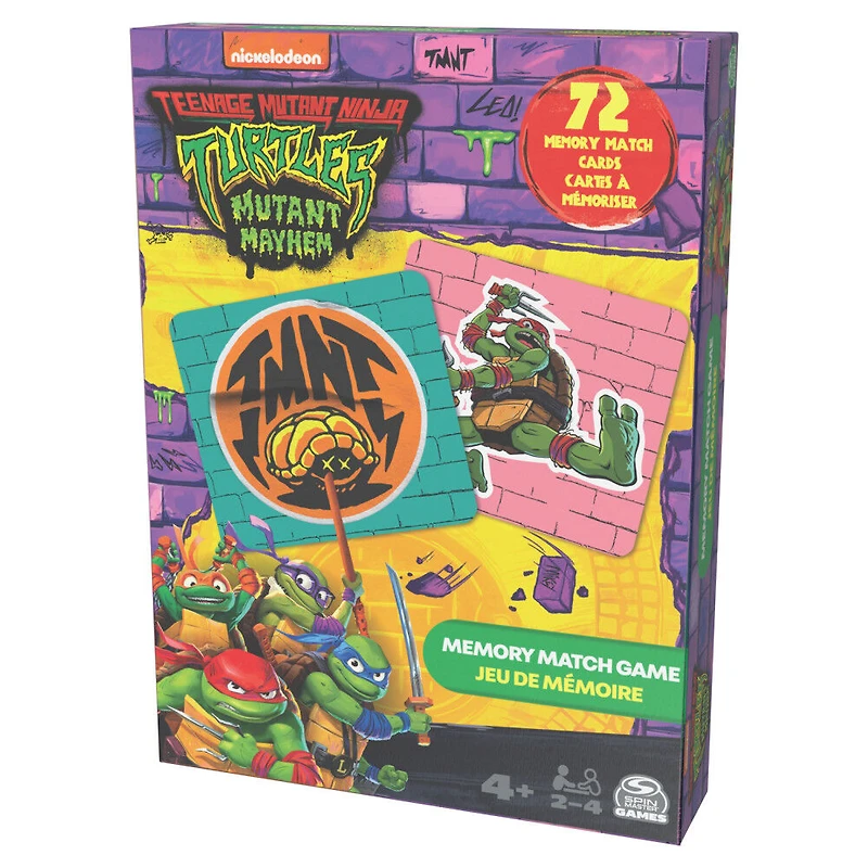 Teenage Mutant Ninja Turtles Memory Match Game