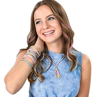 Cool Maker, KumiKreator Sunset Fashion Pack Refill, Friendship Bracelet and Necklace Activity Kit