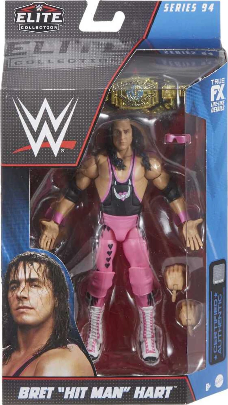 WWE Bret "Hit Man" Hart Elite Collection Action Figure