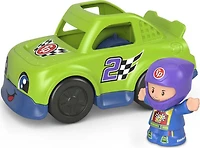 Fisher-Price Little People Voiture de course, véhicule à pousser