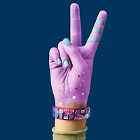 LEGO DOTS Bracelet Licornes 41802 Ensemble de loisir créatif (37 pièces)