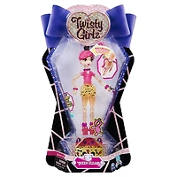 Twisty Girlz, Series 2, Queen Gleam Transforming Doll to Collectible Bracelet with Mystery Twisty Petz