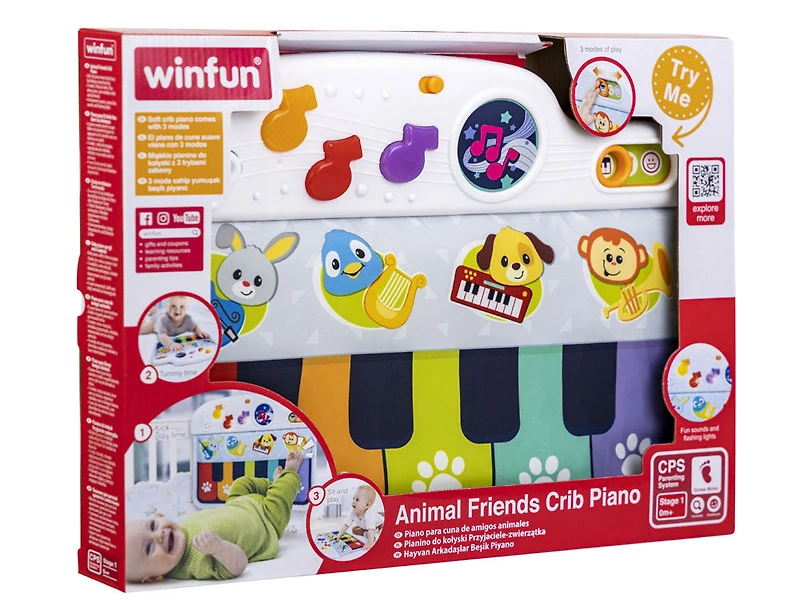 Animal Friends Crib Piano