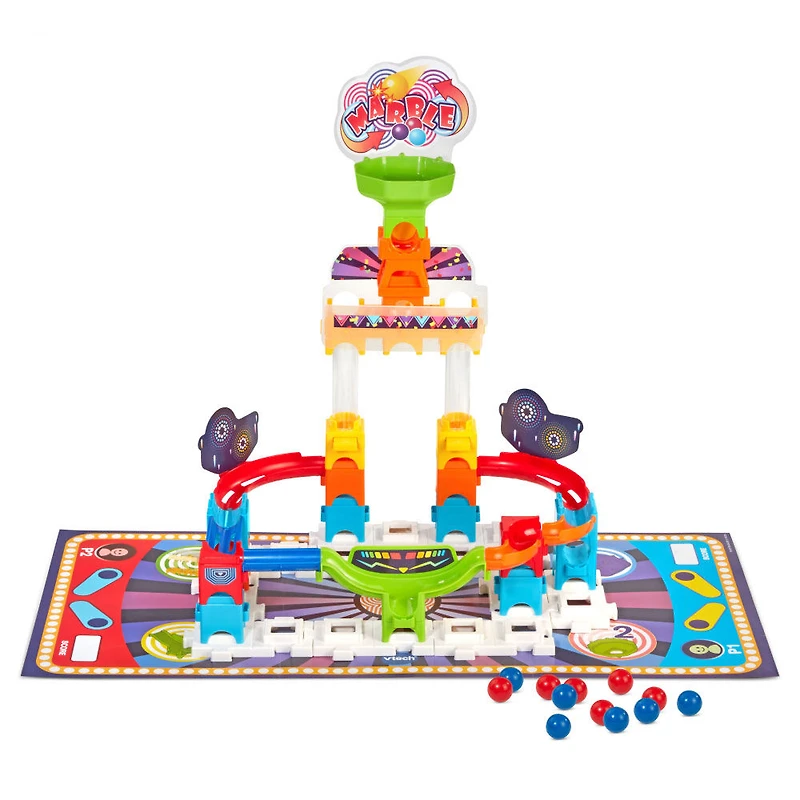 VTech Marble Rush Carnival Challenge Game Set - Bilingual English/French