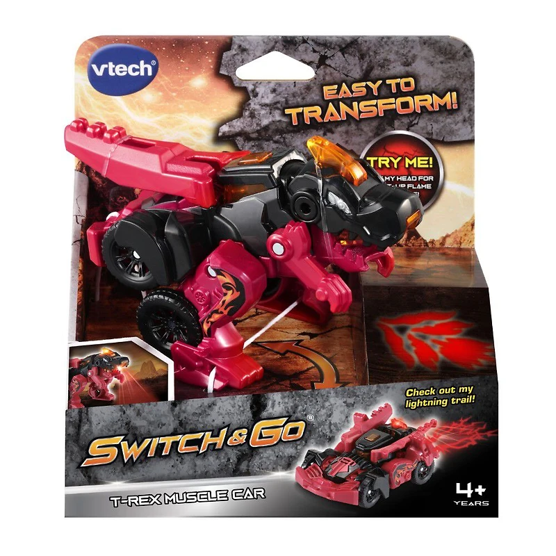 VTech Switch & Go T-Rex Muscle Car - English Edition