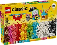 LEGO Classic Creative Happy Box Building Toy Set - Building Blocks Toy for Kids, Boys and Girls - 11042