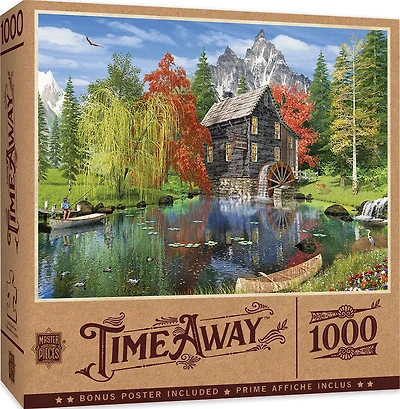 Casse-Tête Time Away 1000 Pièces - "Creekside Mill" - Édition anglaise