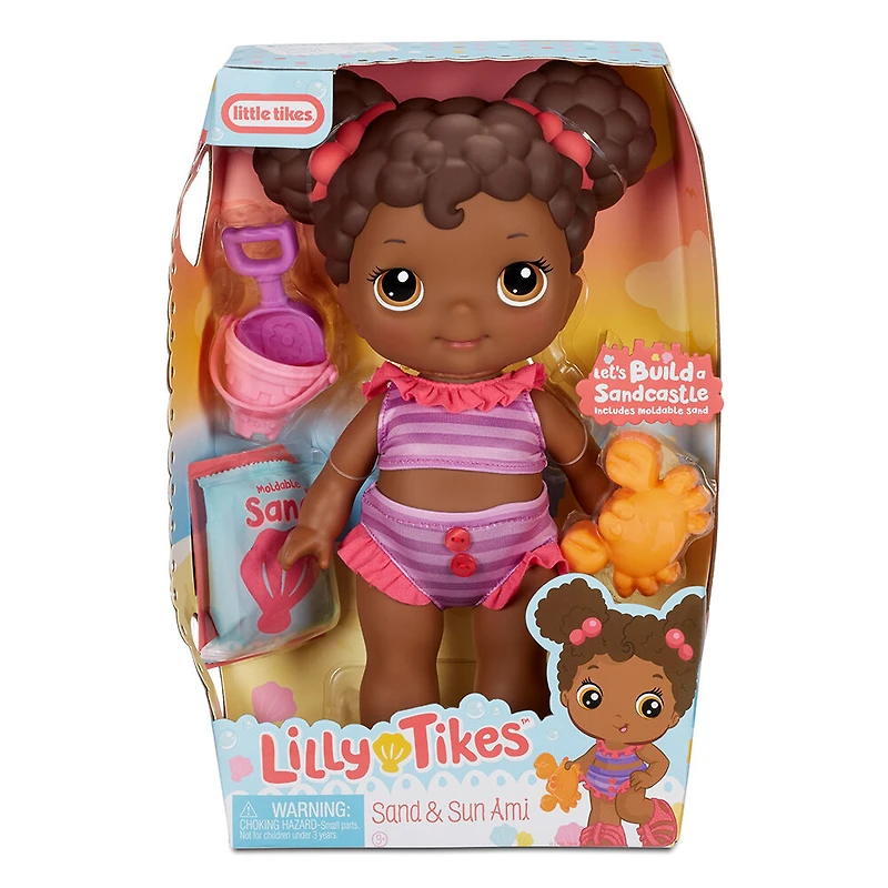 Ami Sable et soleil de 12 po (30 cm) Lilly Tikes, poupée de Little Tikes pour enfants d'âge préscolaire