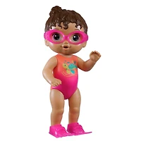 Baby Alive Sunny Swimmer Doll, 10-Inch Waterplay Baby Doll, Baby Alive Doll