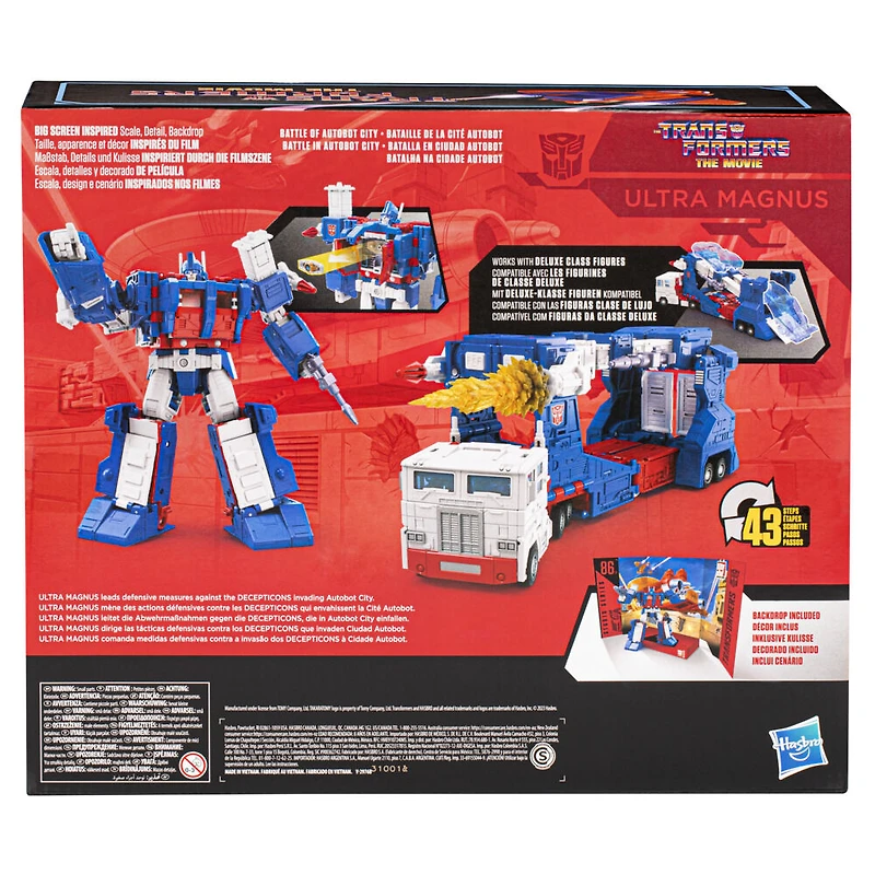 Transformers Generations Studio Series 86-21, figurine Ultra Magnus classe Commandant de 24 cm, Les Transformers : le film