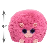Peluche de 23 cm (9 pouces) de Pygmy Puff de Harry Potter, Grande Peluche d'Animal Rose - Notre exclusivité