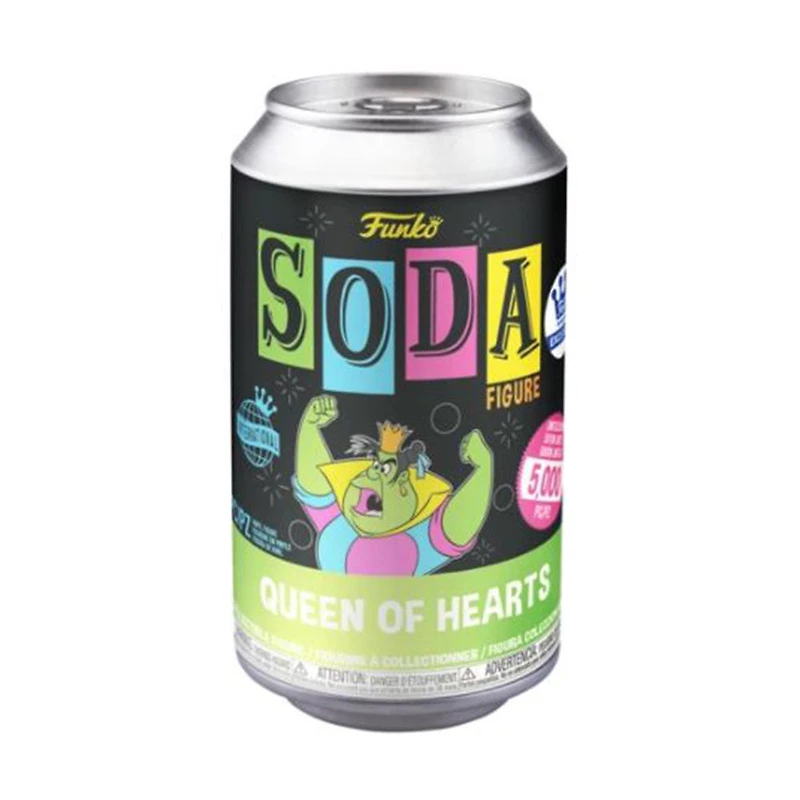 Figurine en Vinyle Queen of Hearts (Blacklight) par Funko SODA! Alice in Wonderland - Notre exclusivité