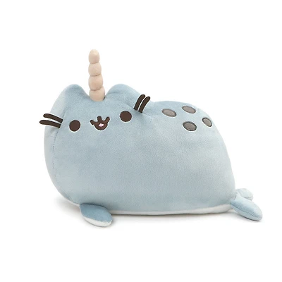 GUND, Peluche Pusheen Animaux Narval, bleue, 33 cm