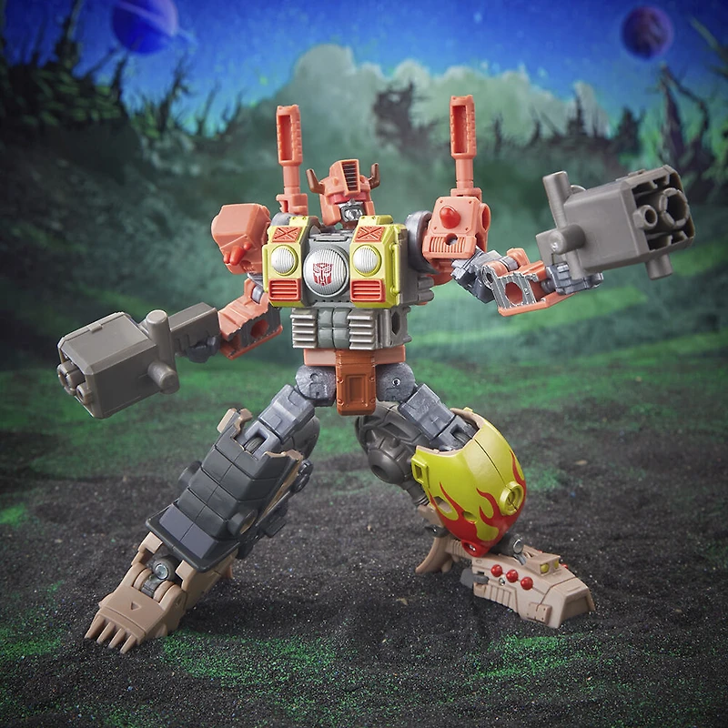 Transformers Generations Legacy Evolution, figurine Crashbar classe Deluxe de 14 cm