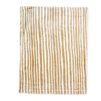 Couverture polaire avec jouet Lion beige
