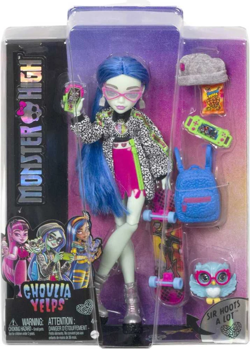 Monster High Ghoulia Yelps Doll with Pet and Accessories