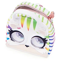 Purse Pets Micros, Roarin' Rainbow Tiger Stylish Small Purse with Eye Roll Feature